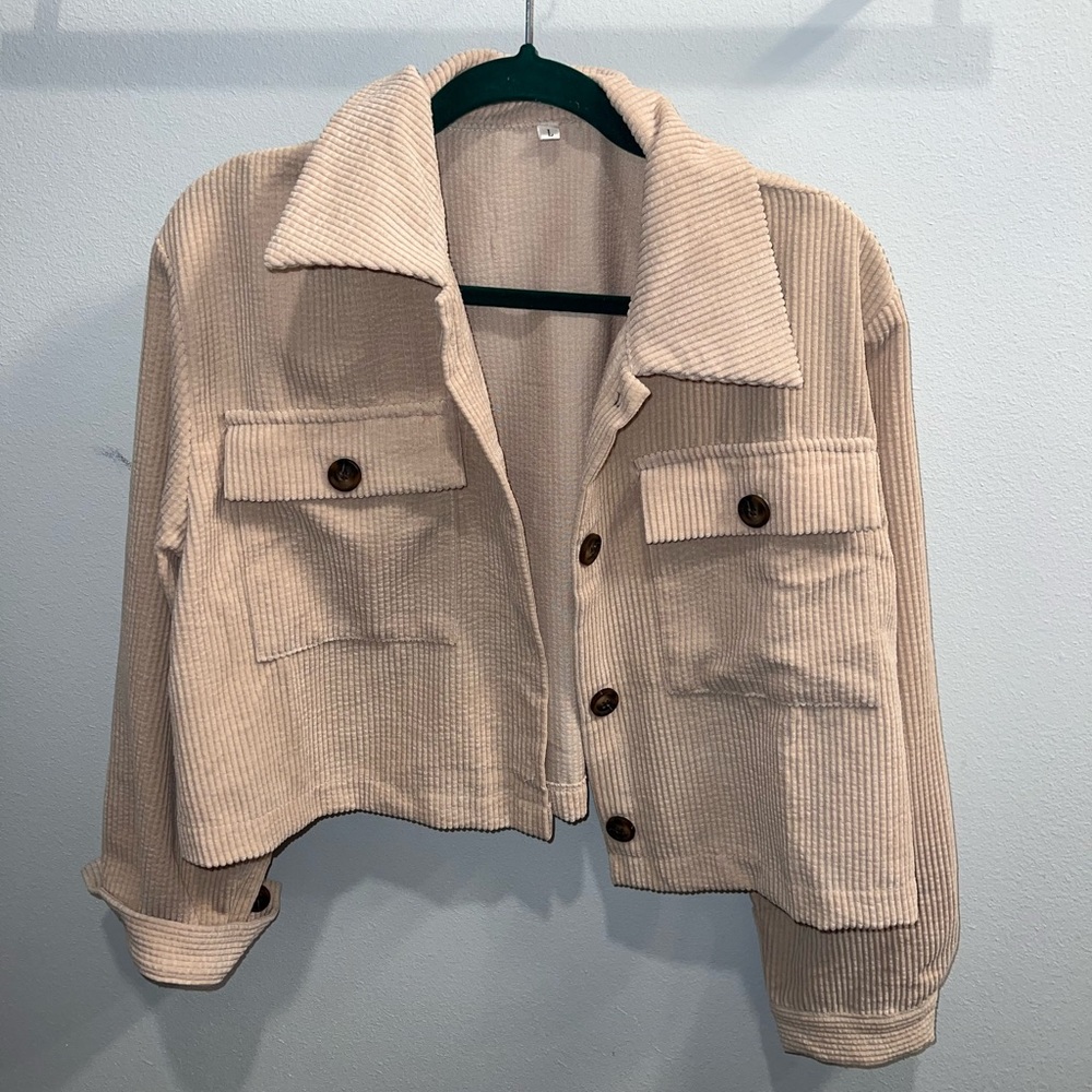 Never worn corduroy cropped jacket